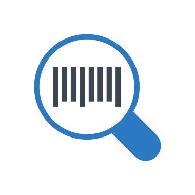 vektör kabartma renk simgesi taranıyor