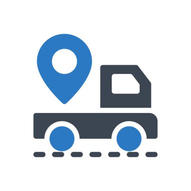 dağıtım vektörü renk simgesi