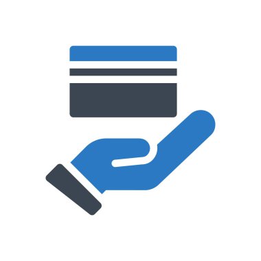 Kart vektör renk simgesi