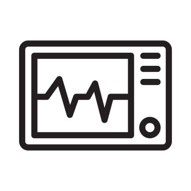 vektör ince çizgi simgesini izle