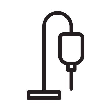 damlatma vektörü ince çizgi simgesi