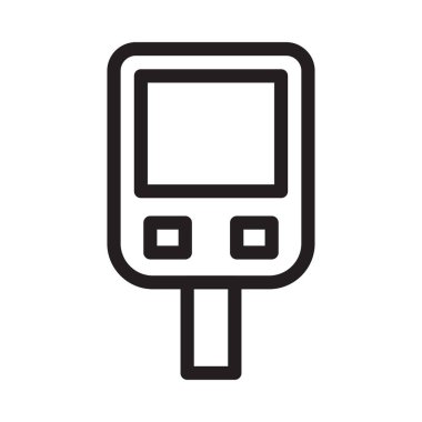 ekipman vektörü ince çizgi simgesi