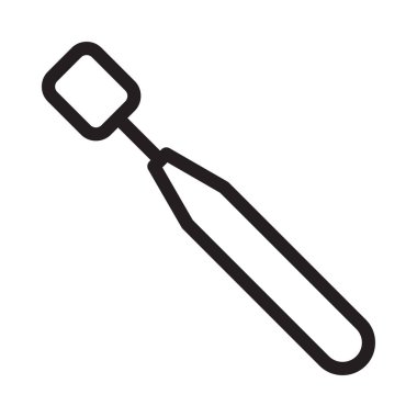 sözlü vektör ince çizgi simgesi