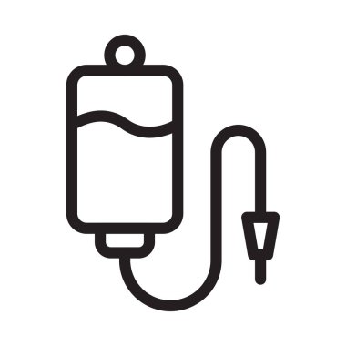 IV vektörü ince çizgi simgesi