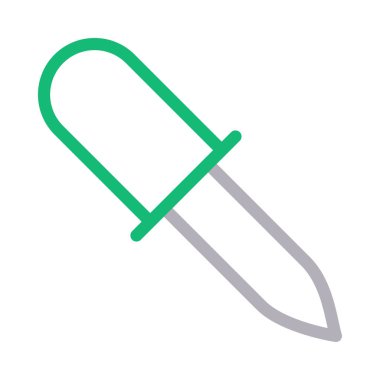 pipette vektör renk çizgisi simgesi