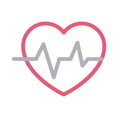 sağlık vektörü renk çizgisi simgesi