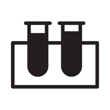 Tüp vektör düz simge