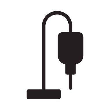 damlat vektör glifini düz simge