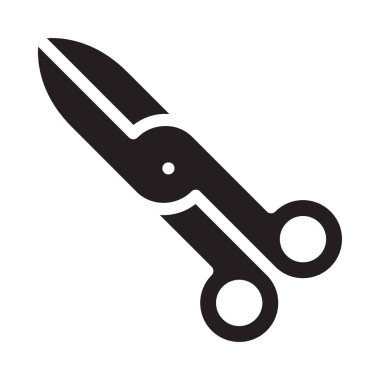 vektör düz simgesini kes