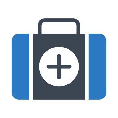 tıbbi vektör renk simgesi