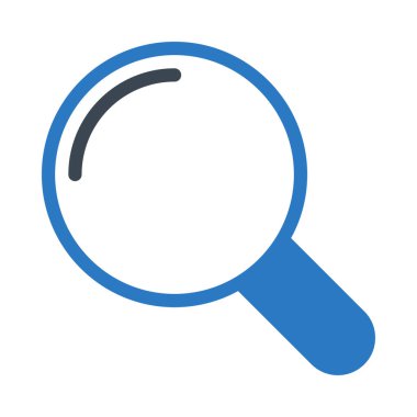 arama vektörü renk simgesi