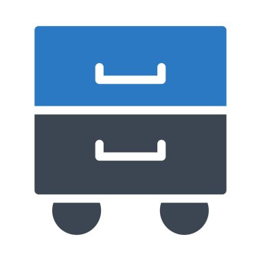 kabine vektör renk simgesi