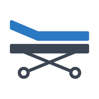 yatak vektörü renk simgesi