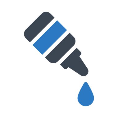 damlatıcı vektör renk simgesi