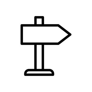 tahta vektörü ince çizgi simgesi