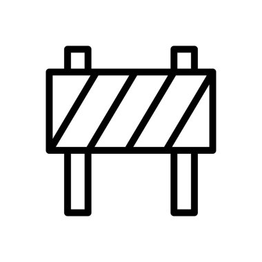 blok vektör ince çizgi simgesi