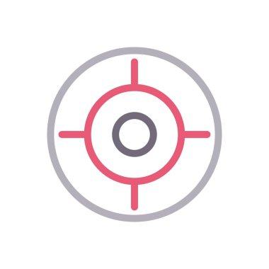 geçerli vektör renk çizgisi simgesi