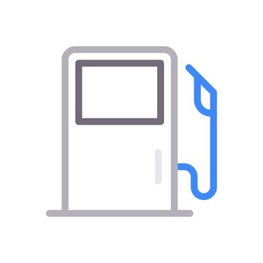 yağ vektörü renk çizgisi simgesi