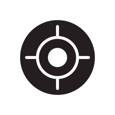 geçerli vektör glyph düz simgesi