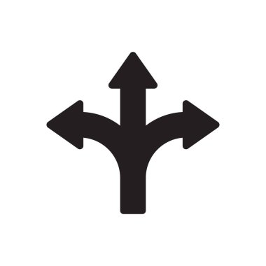 ok vektörü simgesi düz simgesi