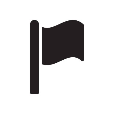 işaret vektörü düz simgesini imzala