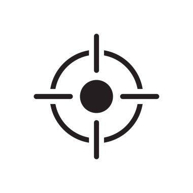 konum vektörü düz simge