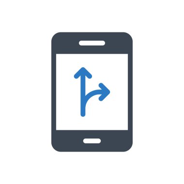 harita vektör renk simgesi