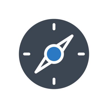 harita vektör renk simgesi 