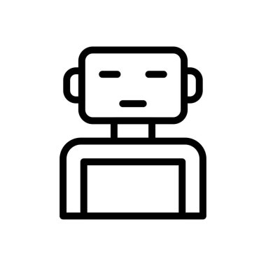 Otomatik vektör ince çizgi simgesi