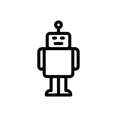 Otomatik vektör ince çizgi simgesi