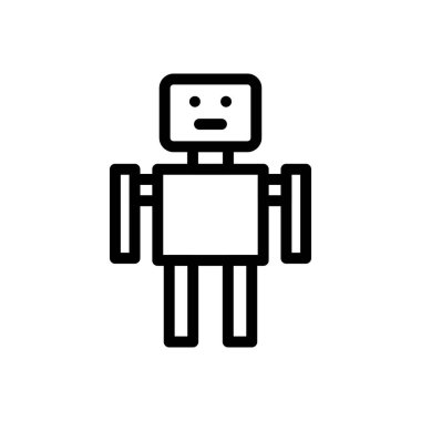 Otomatik vektör ince çizgi simgesi