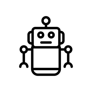 Otomatik vektör ince çizgi simgesi