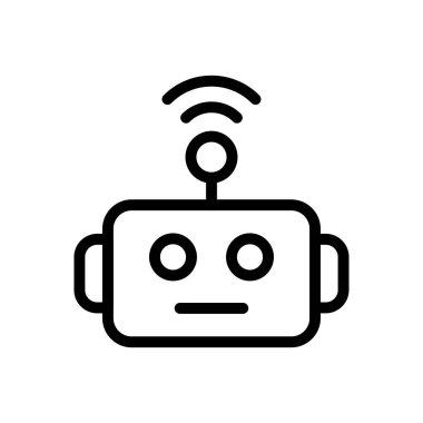 Otomatik vektör ince çizgi simgesi