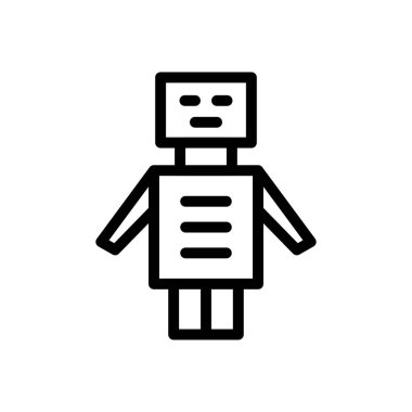 Otomatik vektör ince çizgi simgesi