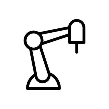 Otomatik vektör ince çizgi simgesi