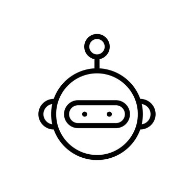 Otomatik vektör ince çizgi simgesi