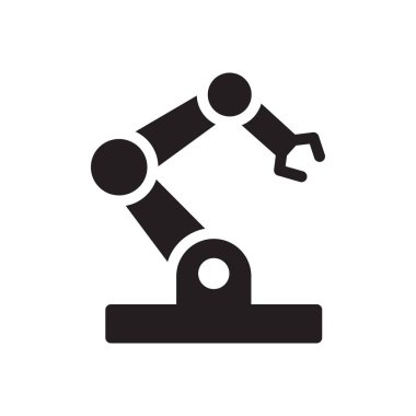 vektör gylph düz simgesi imalatı