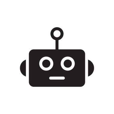 otomatik vektör gylph düz simgesi