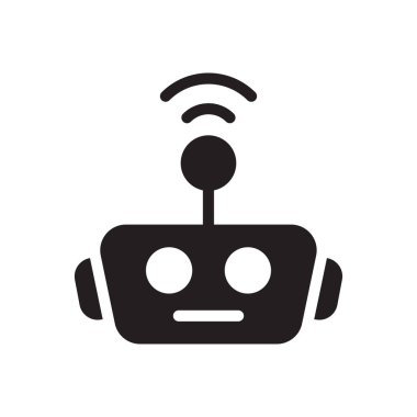 otomatik vektör gylph düz simgesi