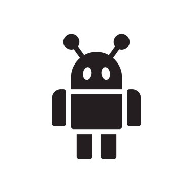 otomatik vektör gylph düz simgesi