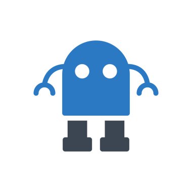 otomatik vektör gylph renk simgesi