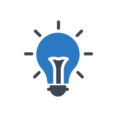 fikir vektörü renk simgesi