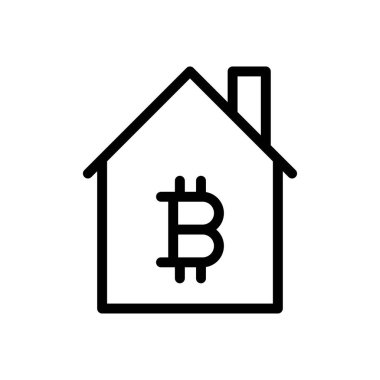 Şifreleme vektörü ince çizgi simgesi