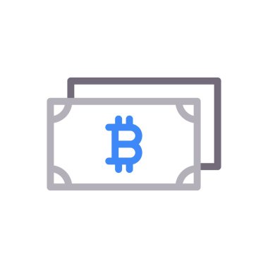 Şifreleme vektör renk çizgisi simgesi