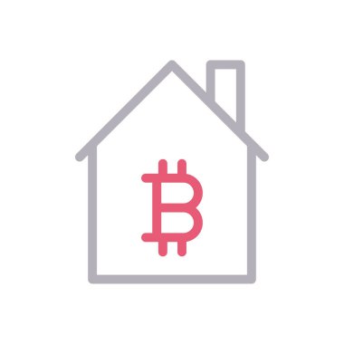 Şifreleme vektör renk çizgisi simgesi