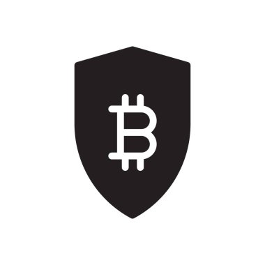 Kripto vektör düz simge