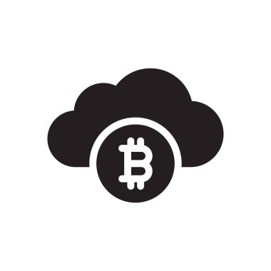 Kripto vektör düz simge 