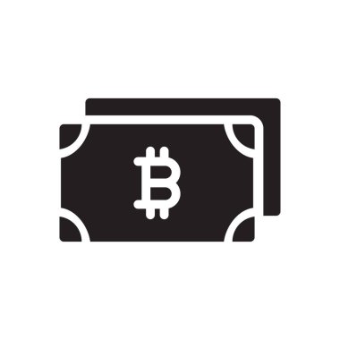 Kripto vektör düz simge