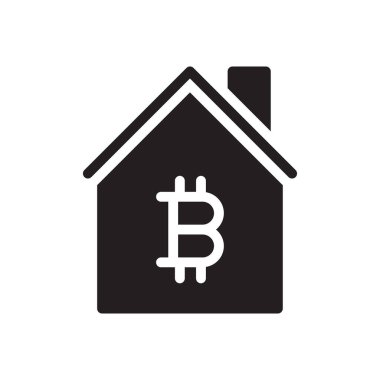 Kripto vektör düz simge