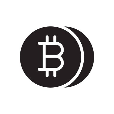 Kripto vektör düz simge